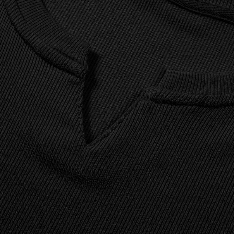 Men's Plain Casual Muscle Shirts for Men Slim Fitted T Shirt V-Neck Longline Ribbed Tees Shirts Long Sleeve Gym Workout Athletic Menswear Tops,Men's clothing for Daily Wear,Fashion Outfits 2025