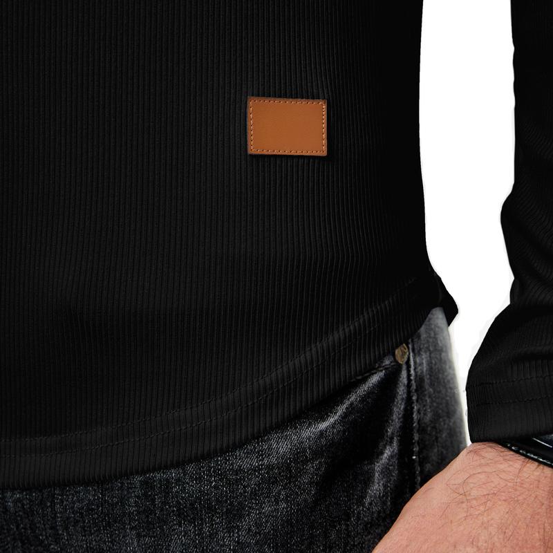 Men's Plain Casual Muscle Shirts for Men Slim Fitted T Shirt V-Neck Longline Ribbed Tees Shirts Long Sleeve Gym Workout Athletic Menswear Tops,Men's clothing for Daily Wear,Fashion Outfits 2025