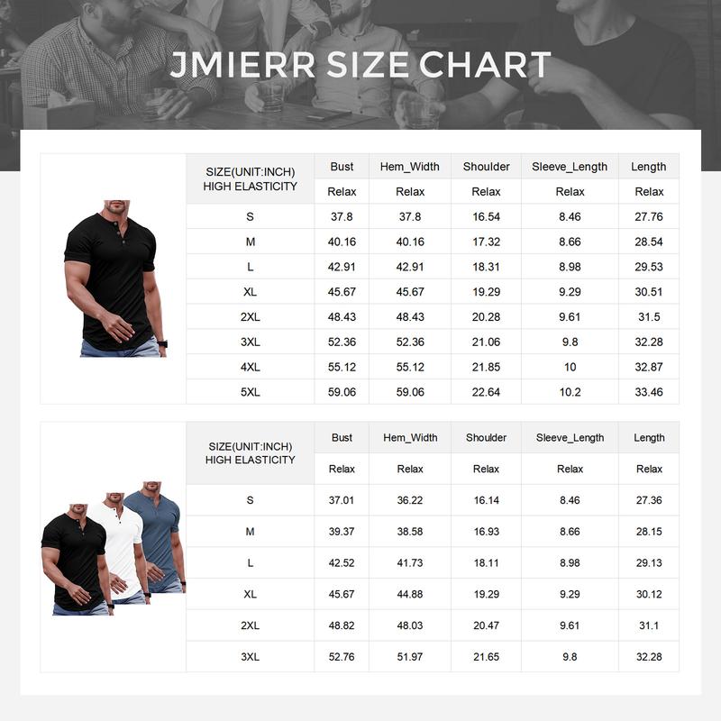 Men's Plain Muscle Slim Fitted Henley Shirts Crewneck Longline T-Shirt Gym Workout Athletic Shirt Tees with Button Menswear Casual Tops,Men's Classic Streetwear Clothing for Daily Wear,Fall Fashion Outfits 2025