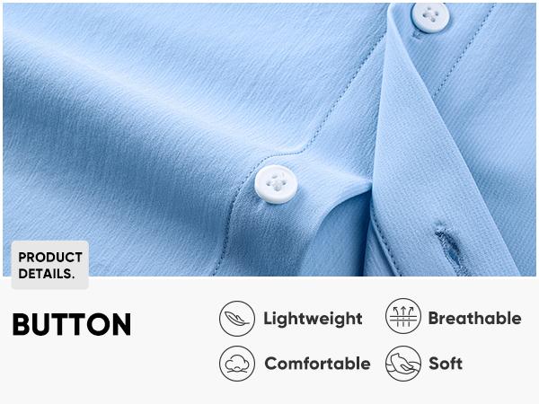 Mens Muscle Fit Dress Shirts Casual Button Down Shirt Short Sleeve Wrinkle-Free Shirts 