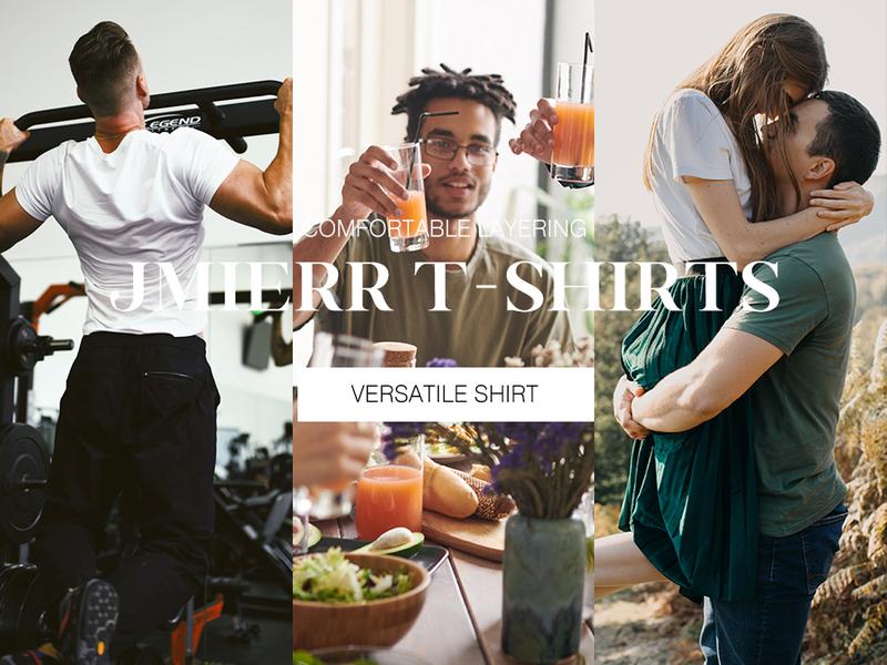 Mens 3 Pack Cotton Hipster Hip Hop Longline Crewneck T-Shirt,Menswear Casual Tshirt Tops,TikTokShopfalldealsforyou