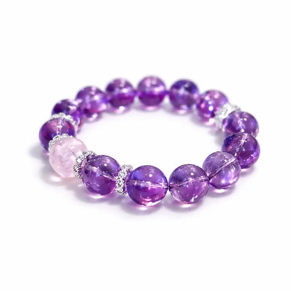 Natural Amethyst Bracelet – Focus, Success & Exam Luck Taoist Spiritual Protection Gift Set