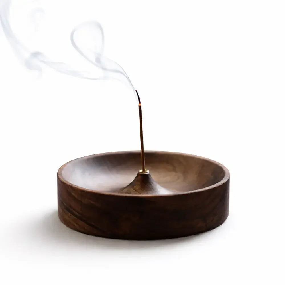 Taoist Wooden Incense Holder Gift Set – Blessed Meditation Incense Sticks & Ritual Kit