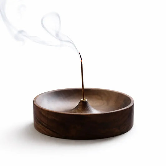 Taoist Wooden Incense Holder Gift Set – Blessed Meditation Incense Sticks & Ritual Kit
