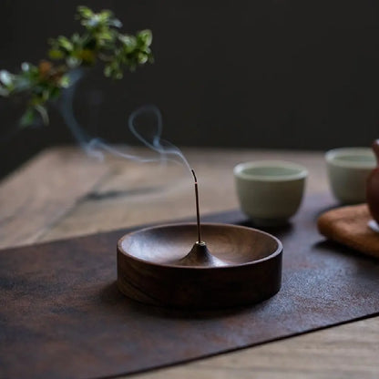 Taoist Wooden Incense Holder Gift Set – Blessed Meditation Incense Sticks & Ritual Kit
