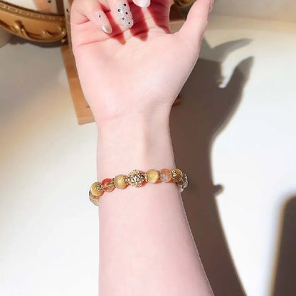 Citrine Wealth Bracelet Gift Set – Feng Shui Lucky Crystal Jewelry for Women Taoist Blessing