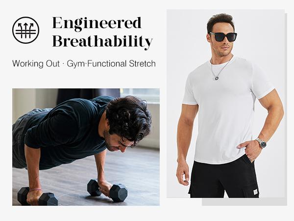 Mens 3 Pack Cotton Hipster Hip Hop Longline Crewneck T-Shirt,Menswear Casual Tshirt Tops,TikTokShopfalldealsforyou